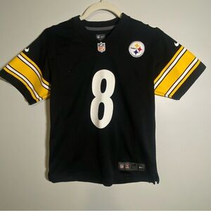 Nike NFL On Field Youth M (10/12) Pittsburgh Steelers Kenny Pickett #8 Jersey